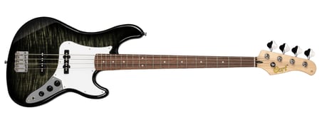 CORT GB24JJTBK BAS GİTAR TRANS BLACK