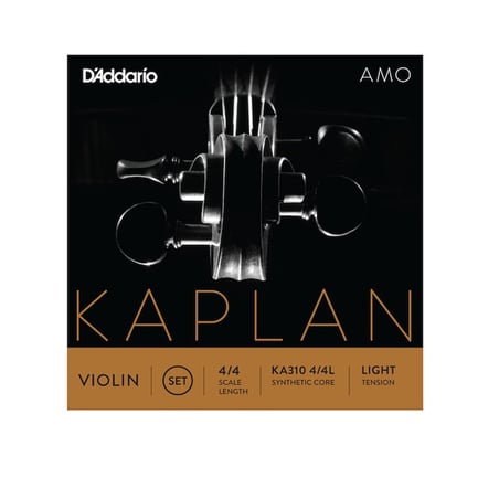 DADDARIO KA310L KEMAN TEL SETİ, KAPLAN AMO, 4/4 SCALE, LIGHT TENSI