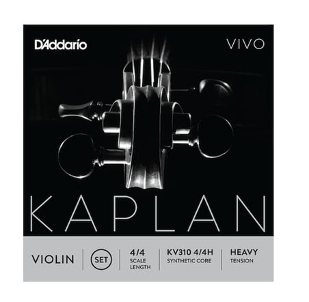 DADDARIO KV310H KEMAN TEL SETİ, KAPLAN VIVO, 4/4 SCALE, HEAVY TENS