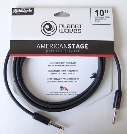PLANETWAVES PWAMSG10 AMERICAN STAGE INST CABLE-10  ÇİN