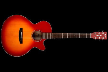 CORT SFX-ESSB ELEKTRO AKUSTİK GİTAR, SATİN SUNBURST, LADİN KAPAK