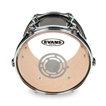 EVANS TT10PC1 DERİ 10 POWER CENTER TOM CLEAR ALTTAN DOTLU TEK KA