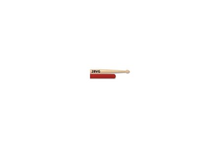 VICFIRTH V2BVG BAGET (ÇİFT) 2B VIC GRIP HICKORY, 0.630"x16 1/4",