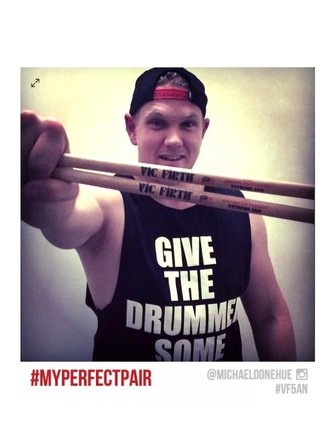 VICFIRTH V5AN BAGET (ÇİFT) 5A NYLON, HICKORY, 0.565"x16", MEDIUM