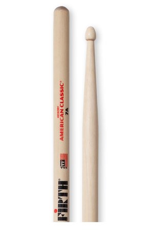 VICFIRTH V7A BAGET (ÇİFT) VIC 7A, HICKORY, 0.540"x15 1/2", MEDI