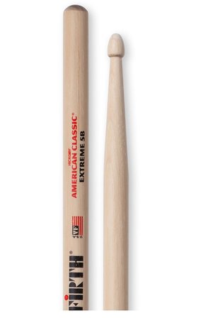 VICFIRTH X5B BAGET (ÇİFT) EXTREME 5BW, HICKORY, 0.595"x16 1/2"