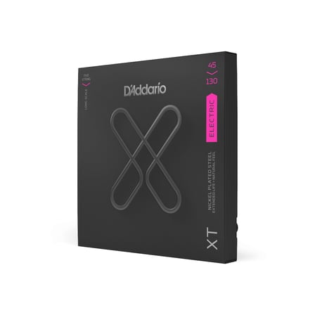 DADDARIO XTB45130 BAS GİTAR TEL SETİ, XT, 45-130, 5 TEL, LONG SCALE,