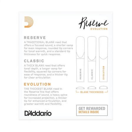 D'ADDARIO WOODWINDS DCE1030 Bb KLARNET KAMIŞI NO: 3 (1O'LU KUTU)