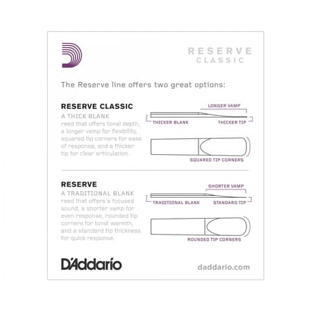 RICO DCT1030 KAMIŞ Sib KLARNET RESERVE CLASSIC NO:3
