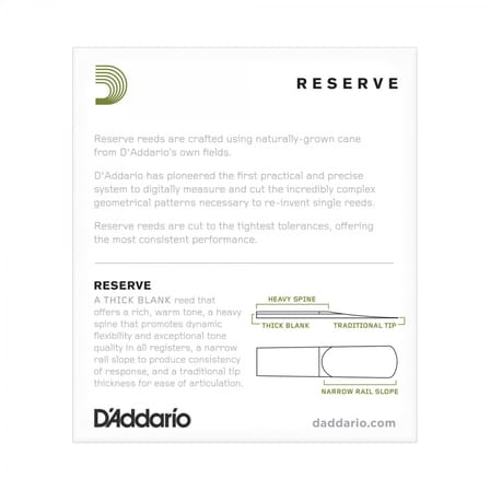 Rico Reserve DJR1025 Alto Saksafon Kamışı No:2.5