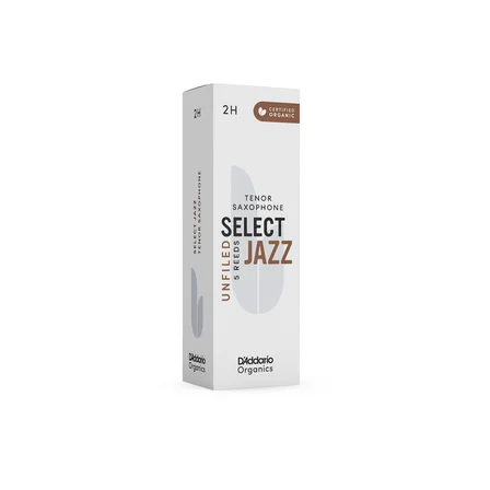 D'Addario Woodwinds Organic Select Jazz Unfiled Tenor Saksafon Kamışı No:2 Hard