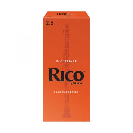 Rico RCA2525 Sib Klarnet Kamışı (25'li) No:2,5