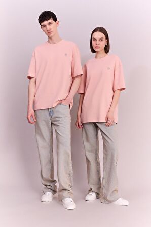 DeFacto Comfort Fit Bisiklet Yaka Baskılı Kısa Kollu Ağır Kumaş Tişört B4288AX24SPPN188