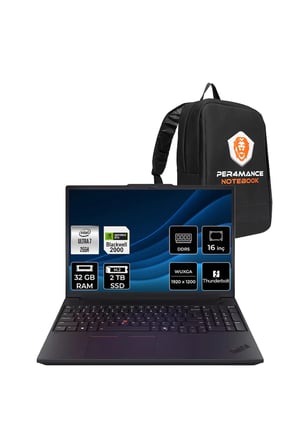 ThinkPad P16v G3 Ultra 7 255H 32GB 2TB SSD RTX PRO 2000/8GB 16" FHD+ FDOS İş İstasyonu