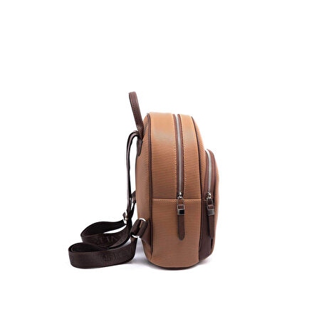 Silver Polo  Kadın  1062-46128 SILVER POLO SIRT ÇANTASI M86 KARAMEL-MAT KAHVE