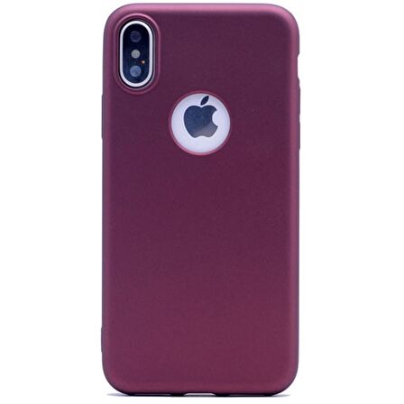 Gpack Apple iPhone X Kılıf Premier Silikon Kılıf Mat Kılıf