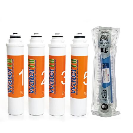 Sulook Waterlife Su Arıtma Cihazı Uyumlu Tak-Çevir 5'li Filtre Seti, Lg Membranlı