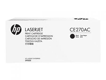 HP CE270AC (650A) Siyah Black Orjinal Toner CP5525dn