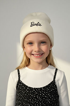 Kız Çocuk Siyah Puantiyeli Fırfırlı Jile Elbise Uzun Kollu Fitilli Body 2'li Takım- Kız Çocuk Takım