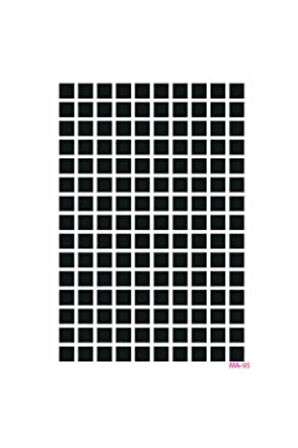 Ma95 Mix Media Stencil,stensil,şablon,plantilla By Polsef Fro