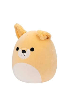 MINISO Squishmallows Schnauzer Cooper Peluş Oyuncak – Ultra Yumuşak Köpek Figürlü Yastık 36 Cm