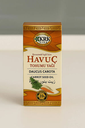 Havuç Tohumu Yağı Soğuk Sıkım 20 ML