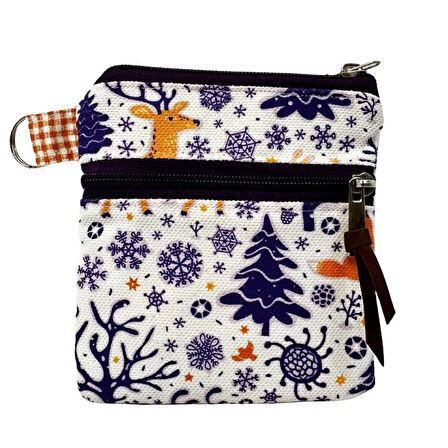 Uretti - Gamze 9546 4391 El Yapımı Desenli Model Kadın Cüzdan / Kartlık