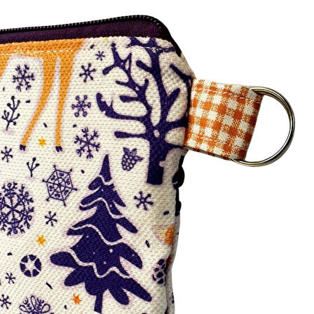 Uretti - Gamze 9546 4391 El Yapımı Desenli Model Kadın Cüzdan / Kartlık