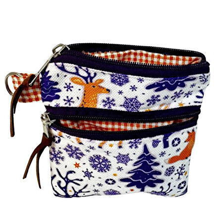 Uretti - Gamze 9546 4391 El Yapımı Desenli Model Kadın Cüzdan / Kartlık