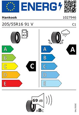 Hankook 205/55 R16 91V Ventus Prime 4 K135  Yaz Lastiği 2023 Üretim 