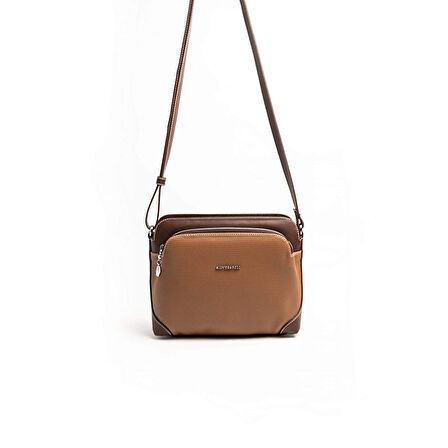 Silver Polo  Kadın Çapraz Çanta 364-46193 SILVER POLO ÇAPRAZ BAYAN ÇANTASI M86 KARAMEL-MAT KAHVE