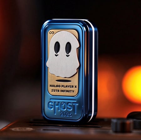 Mechanical Ghost EDC Slider – Yeni Nesil Premium Stres Çarkı | Sapphire Blue