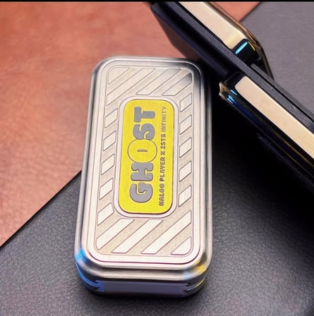 Mechanical Ghost EDC Slider – Yeni Nesil Premium Stres Çarkı | Sapphire Blue
