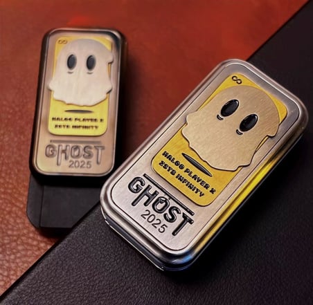 Mechanical Ghost EDC Slider – Yeni Nesil Premium Stres Çarkı | Sapphire Blue
