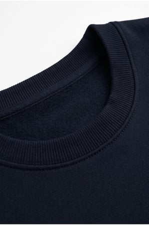 Unisex Yumuşak Dokulu Lucky Kalp Ası Baskılı Tasarım Oversize 3 İplik Bisiklet Yaka Sweatshirt