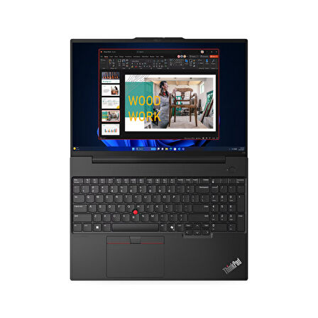 Lenovo ThinkPad E16 G2 Ultra 7-155U 32-GBDDR5 1 TBSSD 16" Intel Graphics WUXGA Windows 11 Pro Taşınabilir Bilgisayar 21MBSTKY42 BT88