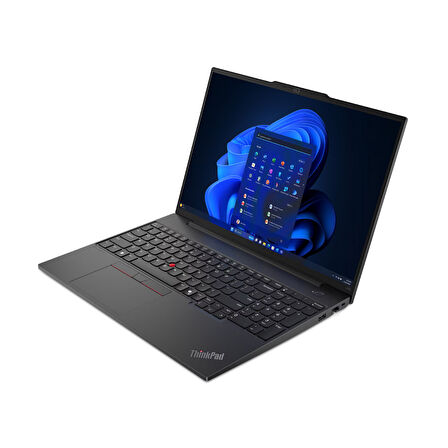 Lenovo ThinkPad E16 G2 Ultra 7-155U 32-GBDDR5 1 TBSSD 16" Intel Graphics WUXGA Windows 11 Pro Taşınabilir Bilgisayar 21MBSTKY42 BT88