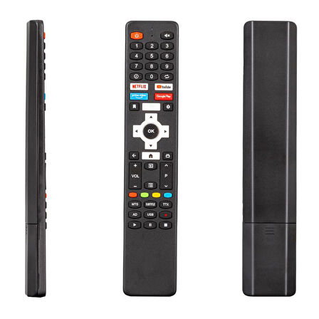 SES KOMUTSUZ NEXT * VİVAX * CONTI NETFLIX-YOUTUBE-PRİMEVİDEO GOOGLE PLAY TUŞLU ANDROİD  LCD-LED TV 
