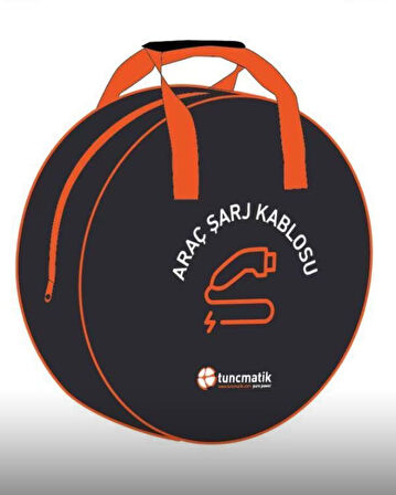 Tunçmatik Elektrikli Araç Şarj Kablosu Çantalı 22KW 5mt 