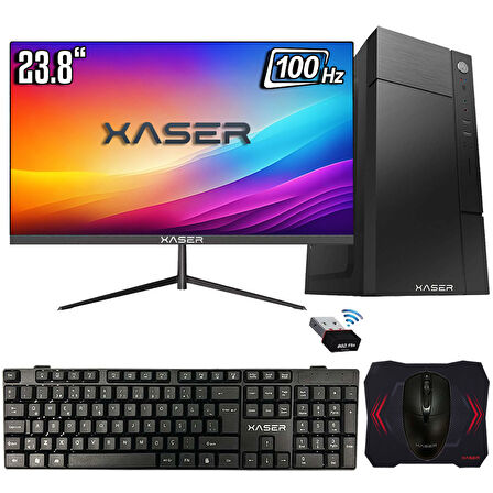 Xaser Xsr1190 Ryzen 5 5500 8GB Ram 256GB SSD 2GB GT610 23.8" Ultra Performanslı Ofis Bilgisayarı