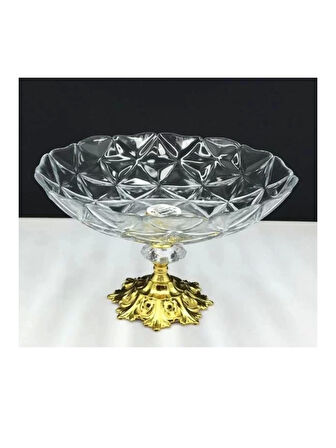 Paşabahçe 10693 Estrella Gold Ayaklı Çukur Tabak