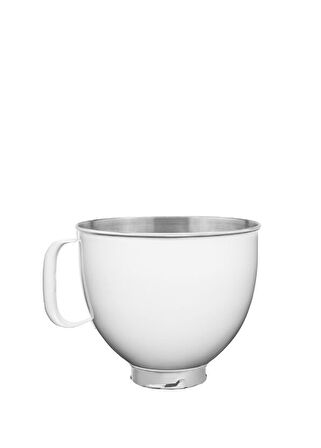 Kitchenaid 5KSM5SSBWH Stand White Mikser İçin 4,8 lt Paslanmaz Çelik Kase