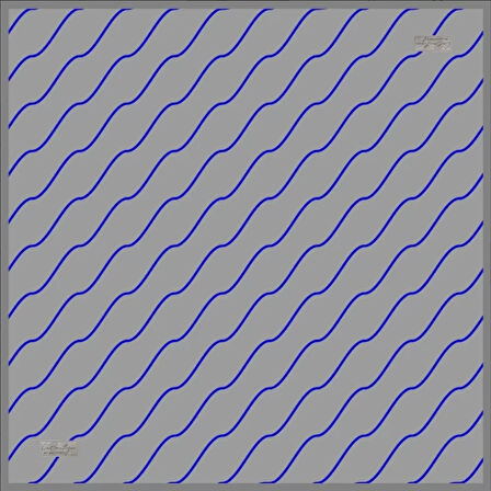 La Boutique Tivil Saf İpek Eşarp 234007 - 49077 Gri Karışık Desen