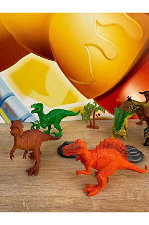 Oyuncak Dinazor Hayvan Seti Dinazorlar Oyuncak Hayvan Dinazor 9'Lu Set