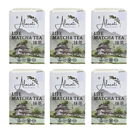 Alaçatı Natürel Life Matcha Tea 140 gr (7gr x 20 paket) x 6 Adet