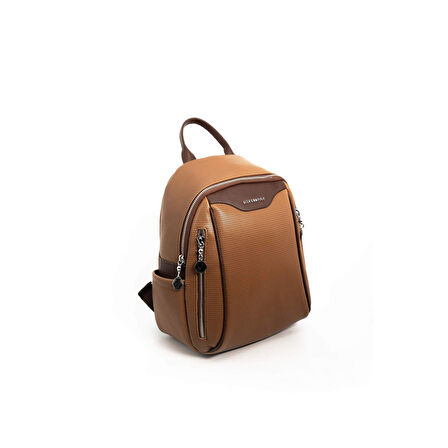 Silver Polo  Kadın  906-46245 SILVER POLO SIRT ÇANTASI M86 KARAMEL-MAT KAHVE