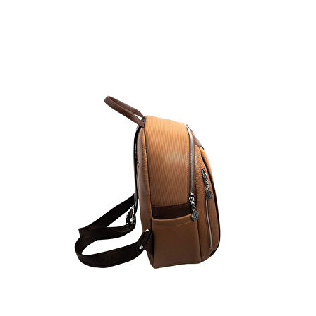 Silver Polo  Kadın  906-46245 SILVER POLO SIRT ÇANTASI M86 KARAMEL-MAT KAHVE