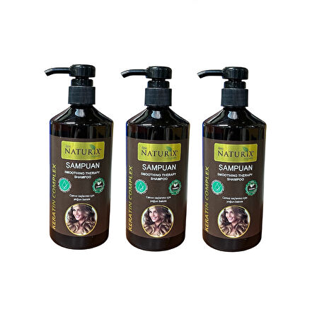 Keratin Complex Şampuan 600 ml, 3Adet, Dvd Lokman Aktar