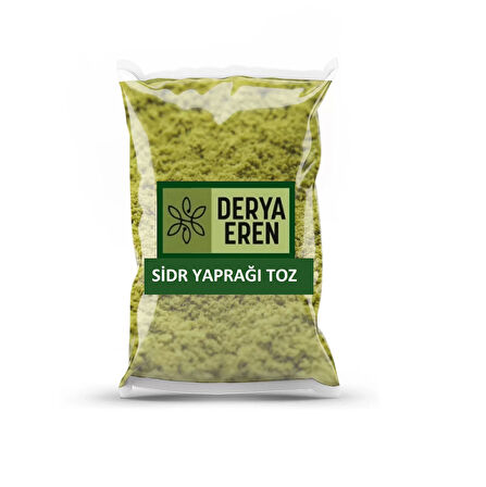Sidr Yaprağı Tozu (Zizyphus Spina),Arabistan Kirazı Yaprağı, 50gr, Derya Eren