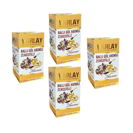 Varlay Ballı Gül Hatmili Zencefilli Macun 450 gr 2 Adet